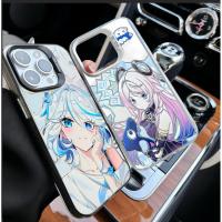 ราคา SAMSUNG สําหรับsamsung Galaxy S20 S21 S22 S23 S24 S25 Ultra Plus FE S24FE A16 A26 J5PRIME M15 โทรศัพท์มือถือกรณีFurina Ciltaliน่ารักGenshin ImpactเกมMatte Silverเลเซอร์ (29433497796)