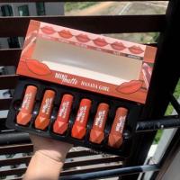 ราคา ลิปแมทเซ็ต6แท่ง MINI matte HASAYA GIRL (3332372178)