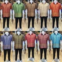 ราคา เสื้อเชิ๊ตลายไทยมาใหม่ใส่ทำงาน เสื้อเป็นผ้าพิมลายใส่สบาย ไม่ร้อน (52303856466)