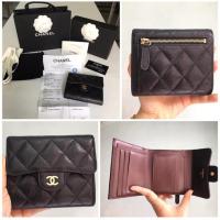 ราคา ❌SOLD❌ Used like very new! Chanel small short wallet black cavier skin อุปกรณ์ครบ (1554805393)