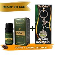 ราคา Set น้ำมันหอมระเหยแท้100% กลิ่นกาแฟ (Coffee ) 10 ml + Aroma Keychain พวงกุญแจน้ำหอม ปรับอากาศ ที่ห้อยกระเป๋า อโรม่า (54502582786)