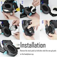 ราคา Doublebuy 2 ชิ้นซิลิโคนเจลแผ่นรองหูฟังเบาะหูฟังฝาครอบบลูทูธชุดหูฟัง Earmuffs สําหรับ Walker สําหรับมีดโกน (57852870939)