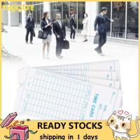 ราคา Macospice แผ่นบันทึกเวลาพนักงานไมโครคอมพิวเตอร์ด้านบัตรลงเวลา 100 ชิ้นสำหรับบริษัท (47904042591)