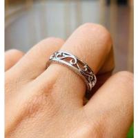 ราคา 22/5/68 แหวนเงินแท้ฉลุแกะลายสวยๆ (42051847742)