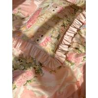 ราคา ผ้าปูที่นอน ผ้าฝ้าย 100 % 600 เส้นทอ (รุ่น : ระบายชายแบบเจ้าหญิง ภาพจริง) (41621939112)