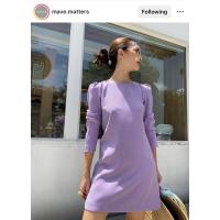 ราคา Mave.matter (New ของใหม่ป้ายห้อย) Tailor dress size S สี lavender (27451476251)