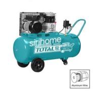 ราคา TOTAL ปั๊มลมลูกสูบ+มอเตอร์ 3 แรงม้า 100 ลิตร รุ่น TC1301006 ปั๊มลูกสูบ ปั๊มลมสายพาน (20190135003)