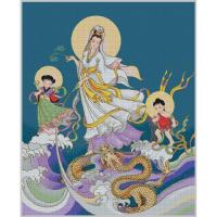 ราคา เจ้าแม่กวนอิม (ภาพสี) (KEC-01) ชุดปักครอสติช ภิญญ์ ,Cross Stitch Kit Pinn (Pre Order) (2709262587)