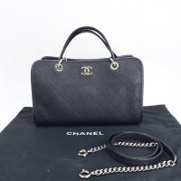 ราคา Chanel Caviar Stitched Shopping Tote (Like New!) (4796634145)
