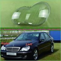 ราคา สําหรับ Mercedes-Benz C-Class W203 C180 C200 C230 C260 C280 2004-2006 ไฟหน้า Shade ไฟหน้าโคมไฟเลนส์ Plexiglassauto อะไหล่ตกแต่งรถ (54854968515)
