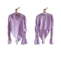 ราคา ส่งต่อ! เสื้อแขนพองเอวลอย มัดด้านหน้า (26682129939)