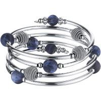 ราคา กำไลต่างหูเทอร์คอยซ์ พร้อมไข่มุกและโคลน สร้อยข้อมือโลหะเงินหนาและลูกปัด มาลา ของขวัญวันเกิดสำหรับผู้หญิง (50103167730)