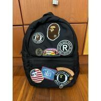 ราคา ของแท้100% กระเป๋า Bape สีดำ ราคา 1,500 บาท ส่งซ่อมรอยปะbape ใช้งานได้ปกติ ขนาด 13.5 x17นิ้ว (23064063106)