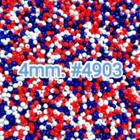 ราคา ลูกปัดเม็ดทราย 2/3/4 mm. สีด้านผสม 50 กรัม #ลูกปัด #ลูกปัดเม็ดทราย (7171588871)