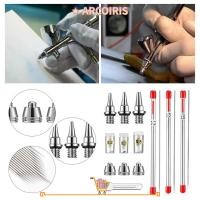 ราคา ARCOIRIS อะไหล่แอร์บรัช,เข็มป้องกัน 0.2/0.3/0.5 มม.เข็มหัวฉีดแอร์บรัช,พ่นสีแอร์บรัชเปลี่ยนเครื่องมือบํารุงรักษาชุดอุปกรณ์เสริมสําหรับแอร์บรัช (45005423557)