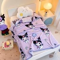 ราคา Sanrio Kuromi ผ้าห่มการ์ตูนเครื่องปรับอากาศสํานักงานสไตล์ใหม่ผ้าห่ม Nap ผ้าห่มฤดูหนาวผ้าปูที่นอนคู่ (46954505895)
