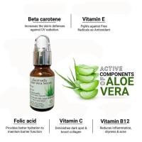 ราคา อโลเวร่า เซรั่ม ว่านหางจระเข้ สำหรับ ทาหน้า ผิวบอบบางแพ้ง่าย อโรเวล่าทาหน้า เจลว่านหางจระเข้ Aloe Vera Serum for Face (27974781238)