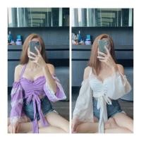 ราคา เสื้อเกาะอกน่ารักมากกก สมอคหลังต่อแขนกระดิ่ง แต่งลูกไม้เลอเยอร์ชั้นๆ (4443767624)