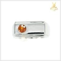 ราคา แหวนสเปสซาร์ไทต์ โกเมนสีส้มเม็ดเดี่ยว จริงใจไม่เปลี่ยนแปลง แหวนพลอยแท้ (8011500565)