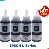 ราคา หมึกเติม หมึกปริ้น หมึกขวด EPSON สีดำ รุ่น T664 สำหรับ L100 L110 L120 L200 L210 L300 L350 L355 L360 เทียบเท่า สีละ70 ml (22976728300)