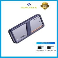 ราคา Ugreen 40Gbps M.2 NVMe Enclosure: พัดลมระบายความร้อน, ป้องกันการหล่น, อลูมิเนียม - ปุ่ม M/B+M, ไม่รวม Thunderbolt 3/4 Compatible-SSD (25843482164)