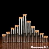 ราคา แก้ว BLOSS พร้อมจุกไม้ก๊อกสําหรับการทดลองทางวิทยาศาสตร์ เกลืออาบน้ําและที่เก็บขนม (46254653853)