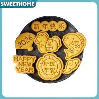 ราคา SWEETHOME 2026 ปี Horse เครื่องตัดคุกกี้พลาสติกม้าแม่พิมพ์สําหรับ F Ondant บิสกิต Easy Release Design DIY คุกกี้แสตมป์เบเกอรี่เครื่องมือ (42978170819)