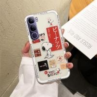 ราคา รูปแบบใหม่สําหรับ VIVO Y31 5G / Y21d / Y04s / Y04 / VIVO Y200 5G / Y19S แฟชั่นน่ารักการ์ตูน Snoopy โปร่งใสกันกระแทกปกอ่อนเคสโทรศัพท์ VivoY31 VivoY31 VivoY31 VIVOY19S (27416807714)