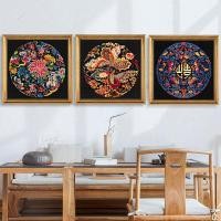 ราคา รูปแบบที่สวยงาม11กะรัตเต็มเย็บปักถักร้อยที่เรียบง่ายทันสมัยปักครอสติงานศิลปะตกแต่งผนัง60x60ซม (48205683489)