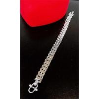 ราคา สร้อยข้อมือเลส เงินแท้ 92.5 % หนัก 2 บาท ยาว 7 นิ้ว สร้อย สร้อยข้อมือ สร้อยเลส เครื่องเงิน เงิน เงินเลส เครื่องเงินแท้ (20869075026)