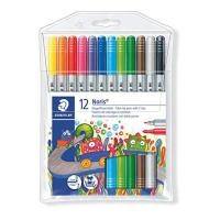 ราคา ปากกาเมจิก 2 หัว สเต็ดเล่อร์ 10สี STAEDTLER Noris club (4308767020)