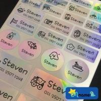 ราคา สติกเกอร์ชื่อกันน้ำ 4-in-1 สติกเกอร์ป้ายชื่อ ป้ายชื่อ (49753721845)