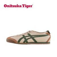 ราคา Onitsuka Tiger MEXICO 66 สีน้ําตาลสีเขียวรองเท้าผู้ชายผู้หญิง Anti-Slip ทนต่อการสึกหรอ Casual DL408-1785 ERVC (50952718166)