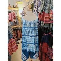 ราคา เสื้อมัดย้อมสายเดี่ยวย้อมครามแท้ (6283242240)