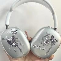 ราคา Silver Love Heart Clear Casing เหมาะสําหรับชุดหูฟัง Airpods Max หูฟังไร ้ สายฝาครอบป ้ องกัน (29900081303)