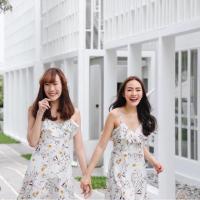 ราคา ส่งต่อ lookbooklookbook laladress white floral (9700294197)