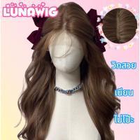 ราคา วิกกึ่งทอมือ ทอครึ่งหัว13*4 [ตัดขอบให้แล้ว]วิกผมลอนยาว65cm ไหมเหมือนผมแท้LU-V2 (26609493250)