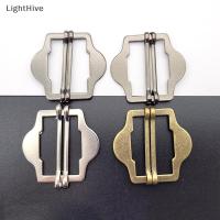 ราคา [LightHive] 3PCS โลหะสองสไลด์-Glide Buckles สําหรับสูทเสื้อกั๊กไหล่สายหนังเข็มขัด Slider ปรับสี่เหลี่ยมผืนผ้าหัวเข็มขัด (TH) (47252264470)