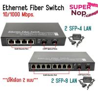 ราคา Optical Fiber 8พอร์ต sfp 2port lan 4port Fiber Switch SFP 2Port + LAN 4Port / LAN 8PORT สวิตช์ (43227725045)