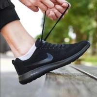 ราคา (ไซส์ 36-49) NIKE ZOOM PEGASUS รองเท้าผ้าใบสีดำล้วน แฟชั่น (25254738657)