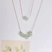 ราคา Hetian จี้ลูกปัดหยกแบบคลาสสิก Sansheng III และสร้อยคอมงกุฎหยก 2051318 (47354826589)