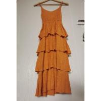 ราคา เดรสขนมชั้นสีเหลืองมัสตาร์ดแบรนด์​matinee (22371244332)