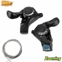 ราคา ZOOMING 3/7/21 Speed Handlebar Twist Grip ทนทานจักรยาน Derailleur ขี่จักรยาน SL-TX30 (45905335312)
