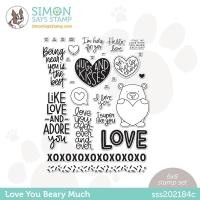 ราคา Simon Says Clear Stamps LOVE YOU BEARY MUCH แสตมป์ใส (6991396909)
