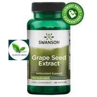 ราคา Swanson Grape Seed Extract (Standardized) 500 mg / 60 Caps (10846954605)