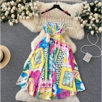 ราคา ชุดเดรสลายดอกไม้สไตล์ฝรั่งเศสย้อนยุค (23688378739)