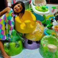 ราคา หัดนั่ง Bumbo แบรนด์ดัง หัดนั่งยางนิ่ม สวยทำความสะอาดง่าย เหลือแต่สีม่วงนะคะ (5113761028)