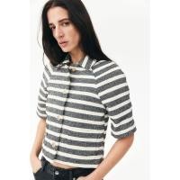 ราคา H&M(เอชแอนด์เอ็ม) เสื้อแจ็คเก็ตแขนสั้น ผู้หญิง 1272456_2 (28930621258)