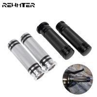 ราคา RW Motorcycle CNC 25mm 1" Handle Bar Hand Grips Aluminum Black/Chrome For Harley Touring Sportster VRSC XL 883 XR Dyna S (24922936844)
