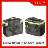 ราคา Tenba BYOB 7 Camera Insert - Black Camouflage/Lime (636-261) for DSLR and Mirrorless and lenses (57853968865)